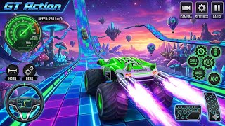 MEGA RAMP CAR STUNT 3D LIVE 🔴 GT CAR STUNT MASTER 🏎️🔥 Monster Car Racing Games #live #2GGamerAssam screenshot 4