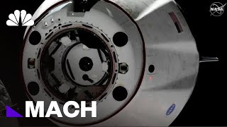 SpaceX’s Crew Dragon Capsule Heads Back To Earth | Mach | NBC News