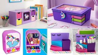 Turn old cardboard into a useful thing: Desk Organizer