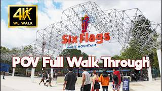 Spring Break at Six Flags Magic Mountain 2026 POV (Full Park Walkthrough)