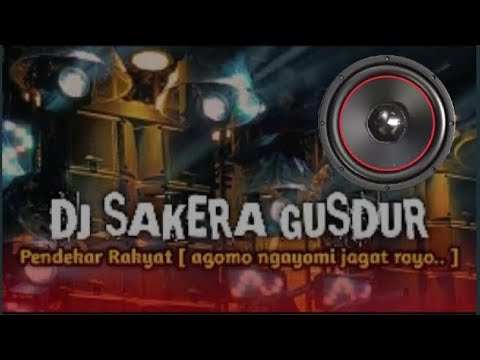 DJ SAKERA PENDEKAR RAKYAT FULL JOGETAN KARNAVAL NGENTRONG TULUNGAGUNG 2025 VERSI TERBARU