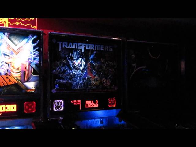 LED Backbox Demo for Transformers LE  Combo Pinball Machine from Stern