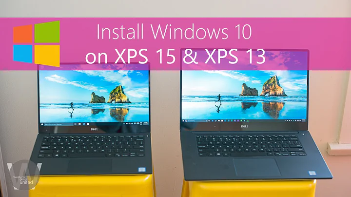 Install Windows 10 on XPS 15 XPS 13 after SSD upgrade or clean install on stock drive