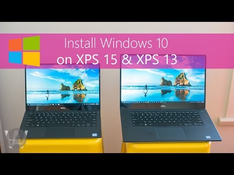 Install Windows 10 on XPS 15 XPS 13 after SSD upgrade or clean install on stock drive