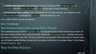Celebrity Solving the Progress Bar Visibility Issue in Android's RecyclerView Wealth