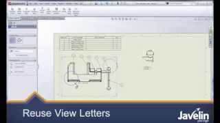 SolidWorks Drawings: Reuse View Letters
