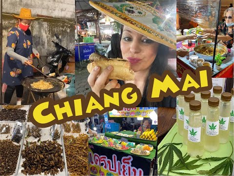 EP.31 Sunday market - food | Chiang Mai | Thailand | Market | Thai | Things to do | Expat life