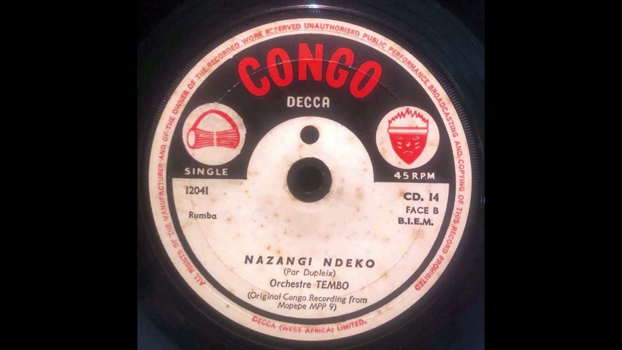 Orchestre Tembo  -  Nazangi Ndeko (196x, Congo Decca - CD. 14)