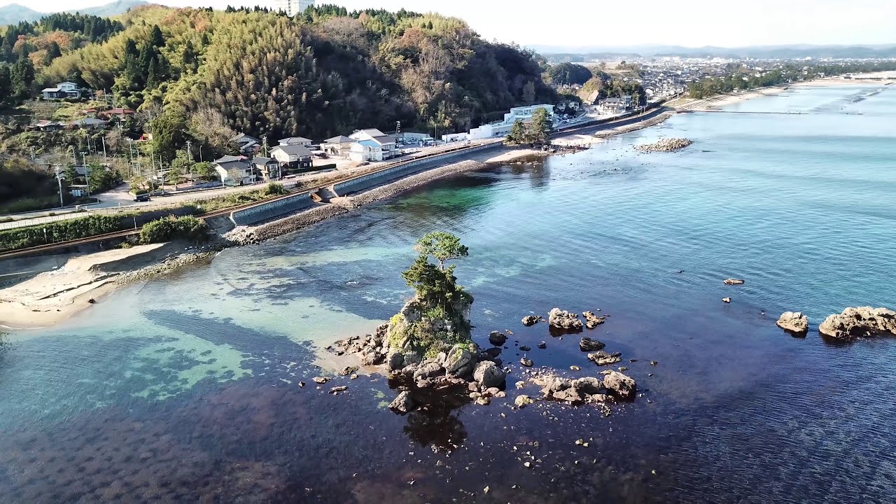 富山県高岡市 雨晴海岸　(読売テレビ・日本テレビ『遠くへ行きたい』映像協力作品)