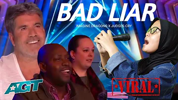 Simon Cowell cried | when they heard Bad Liar Song with the most amazing voice  in America!!