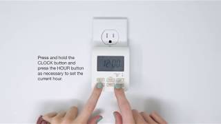 Woods 50009WD Indoor 7 Day Heavy Duty Digital Plug In Timer, 2 Grounded Outlets