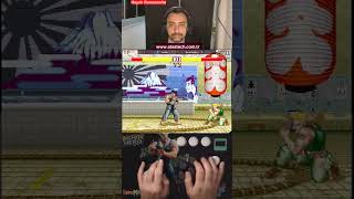 Ryu vs Guile - I'm Serious 🤐 Street Fighter II #streetfighter #retrogaming #capcom #shorts #sf2ce