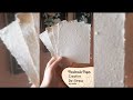 Handmade Paper making - Recycle paper at home