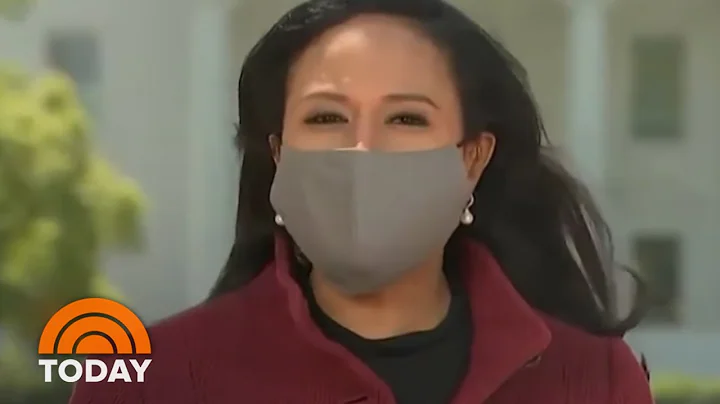 Watch Kristen Welker Dodge Falling Equipment Durin...