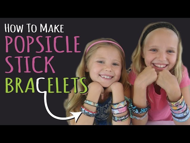 Bend Popsicle or Lollipop Sticks for DIY Bracelets