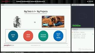 Webinar – Customer Transformational Journey on Big Data and AI