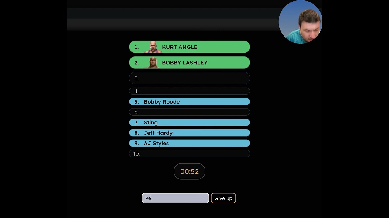 Wrestle Play Ladder Challenge