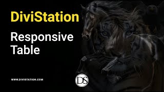 Responsive Table - DiviStation
