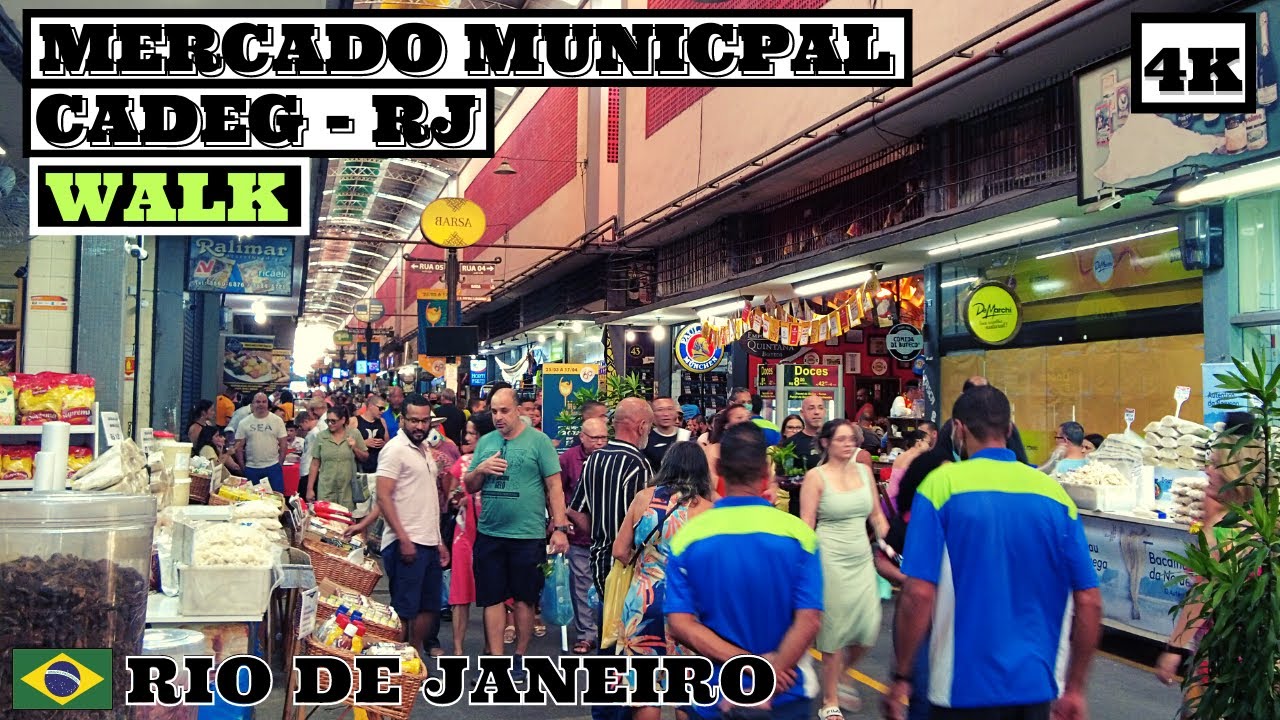 🇧🇷 | Mercado Municipal do Rio Tour - CADEG RJ | Rio de Janeiro, Brazil | ⁴ᴷ⁶⁰