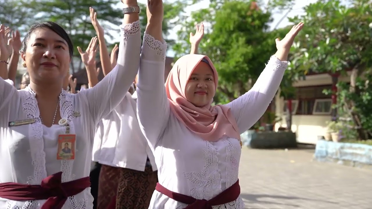 Pencatatan Muri Edukasi CBP Rupiah lewat Lagu & Pentas Tari Legong