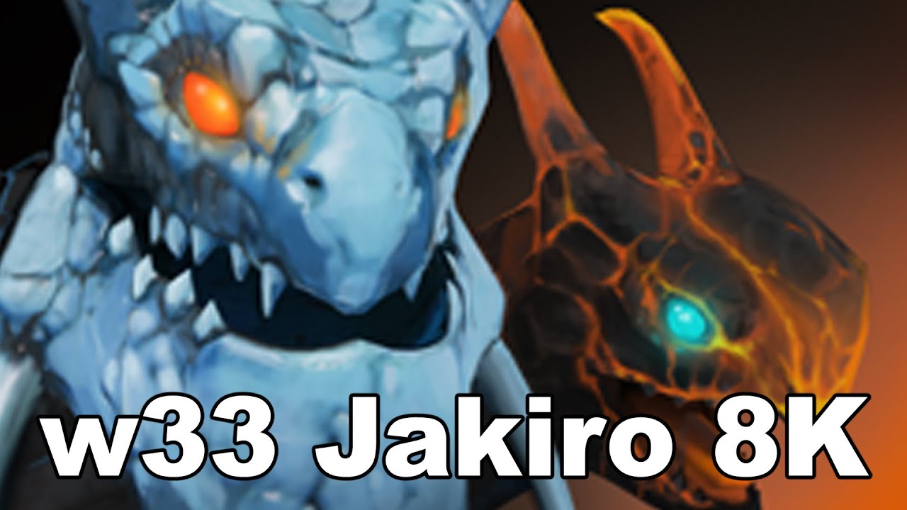 w33 Jakiro 8000 MMR Europe Dota 2