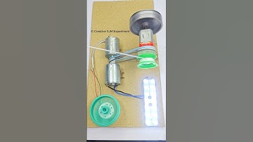 Rope Pulling - Electricity • Dc Motor | #dcmotor #tech #youtubeshorts #dcmotorproject