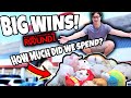 OUR LOCAL ROUND 1 SHUTS DOWN!  HOW MANY PLUSHIES CAN WE WIN???