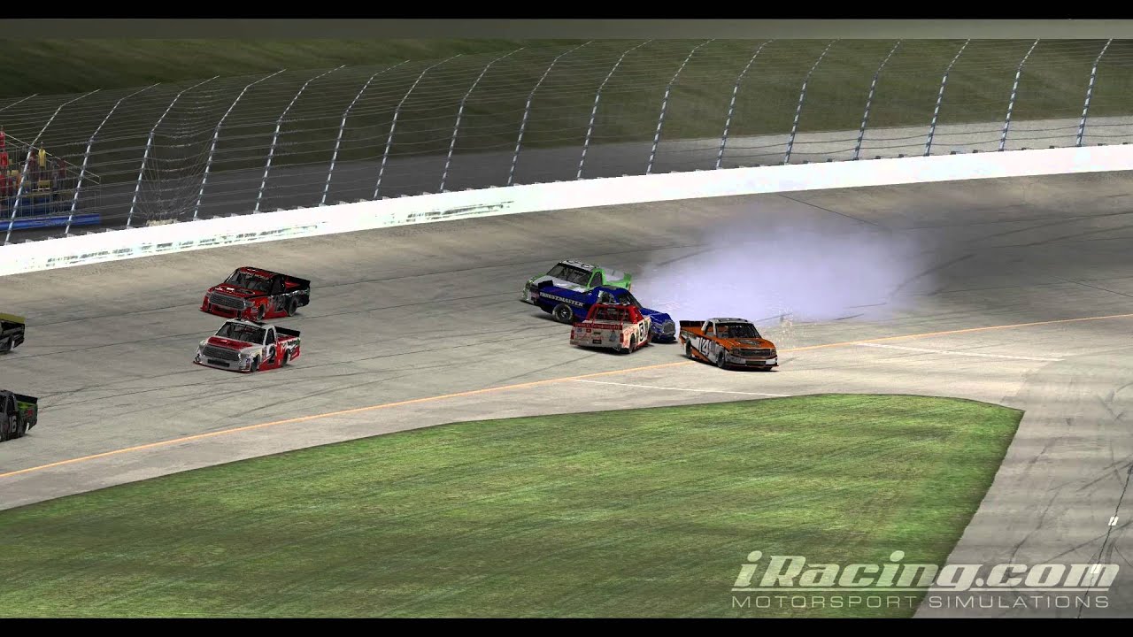 iRacing Nascar Class C Series - 2016 Season 1 Week 3 - Iowa - Crash Compilation