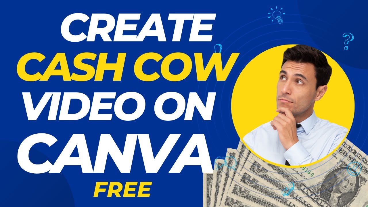 How to create cash cow video in canva full tutorial