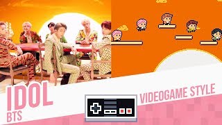 IDOL, BTS - Videogame Style - 8 bits Resimi