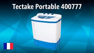 Lave-Linge Tectake Portable 400777 Test Français