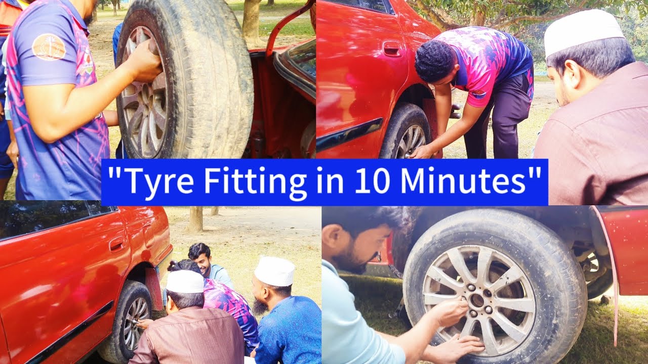“মাত্র ১০ মিনিটে টায়ার খোলা ও ফিটিং | Easy Car Repair Tutorial” - YouTube