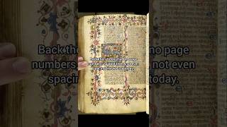 Why Medieval books had giant ✨️ aesthetic ✨️ letters #shorts #history #medieval #aesthetic #design