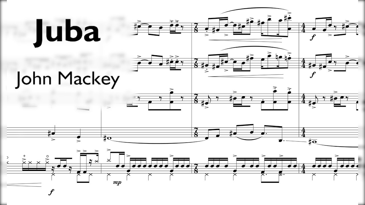 John Mackey — Juba (2003) [w/ score]