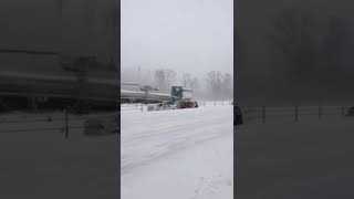 Multiple cars and trucks crash in Canada due to low visibility caused by snow storm