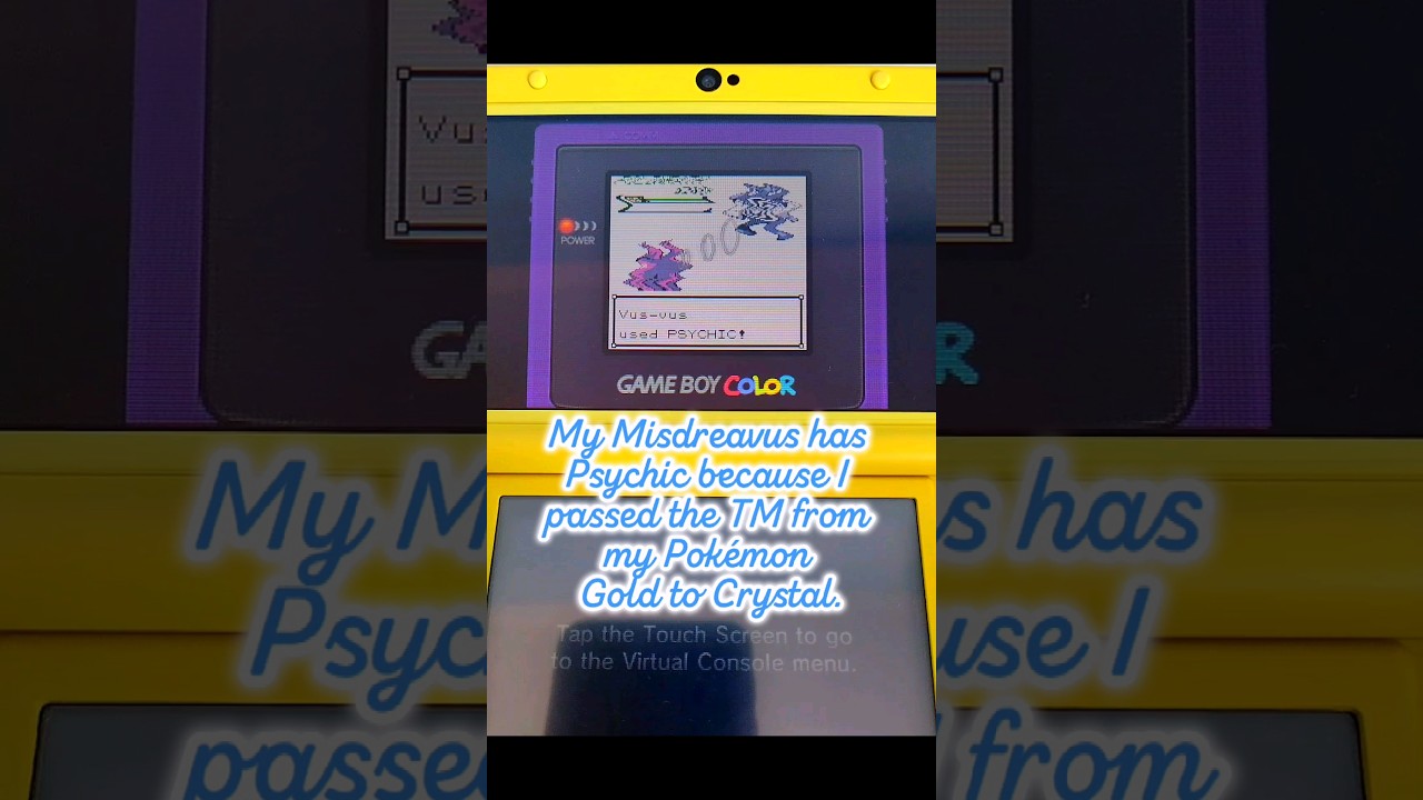 Misdreavus vs Chuck! Pokémon Crystal Version - Virtual Console 