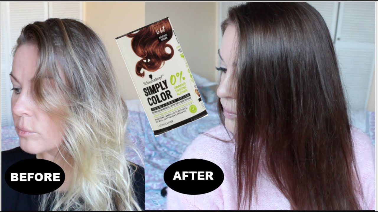 8. Schwarzkopf Simply Color Permanent Hair Color, 3.65 Dark Chocolate - wide 1