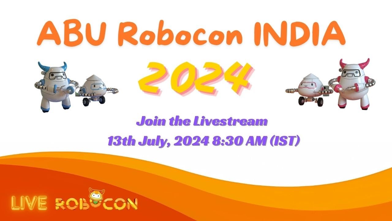 ABU Robocon India 2024 ddrobocon2024 live national YouTube
