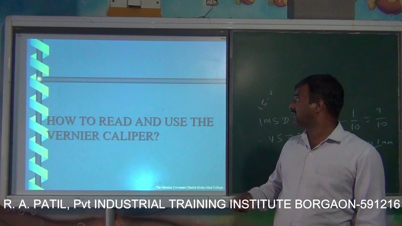 R. A. PATIL, Pvt. I.T.I Sub Fitter Trade Theory junior Topic VERNIER CALIPER IN