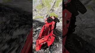 Fire Truck VS Potholes #beamngdrive #automobile #crashtest #carcrashes #beamng #beamngexperiments