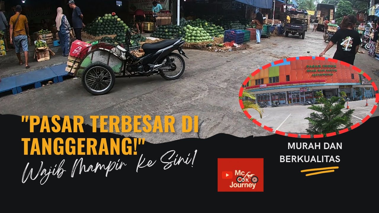 Begini dalamnya pasar induk Jati Uwung! Fasilitas dan Suasananya