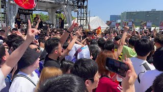 【肉フェス 2024】とっとこハム太郎　「ハム太郎とっとこうた」【オタ芸】 やぐら DJ シーザー お台場 Meat Fes #俺庭