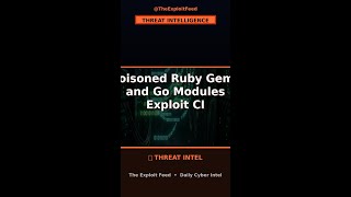 Poisoned Ruby Gems and Go Modules Exploit CI Pipelines fo...