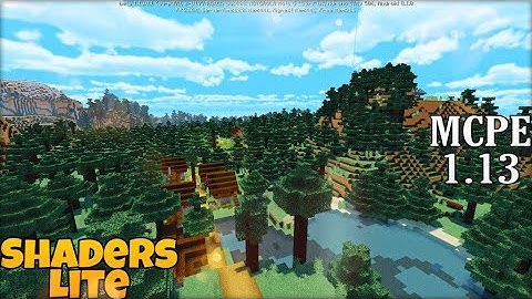 ✓SHADERS MCPE 1.13.0.1PACK REALISTA LEVE TEXTURE PACK SHADERS MINECRAFT PE 1.13.0.1 DOWNLOAD