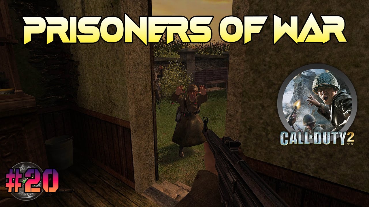 Prisoners of War | Call Of Duty 2 (2005) [4K UHD] Gameplay | Shuvon Gaming