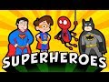 Superheroes Rule! Best Bad Guys, Monsters, Jetpacks, & More! | Cool School Compilation