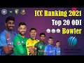 ICC Ranking 2021 | Top 20 ODI Bowler | Top 20 Dangerous ODI Bowler ICC Ranking 2021