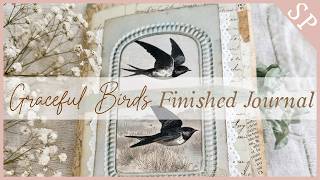 Graceful Birds - Finished Journal | Junk Journal