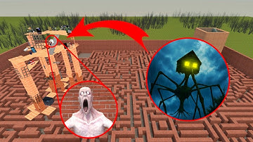 Monster House Head VS SCP-096 in Garry