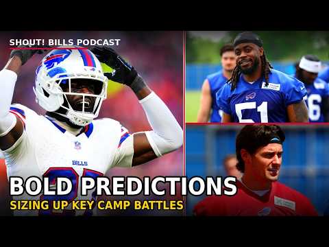 BILLS 53-Man Roster Bold Predictions: Who Gets CUT?